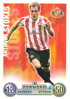Anthony Stokes Sunderland 2007/08 Topps Match Attax #269